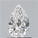 Diamante Natural 0.70 quilates, De pera , Color E, claridad VVS2 y certificado GIA