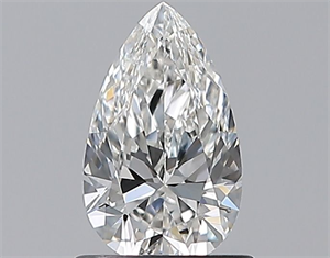 Foto Diamante Natural 0.71 quilates, De pera , Color G, claridad VS2 y certificado GIA de