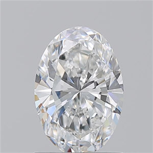 Picture of Natural Diamond 1.20 Carats, Oval with  Cut, E Color, VVS2 Clarity and Certified by GIA