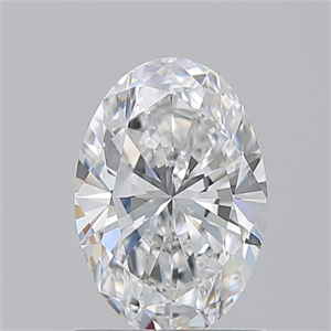 Picture of Natural Diamond 1.20 Carats, Oval with  Cut, E Color, VVS2 Clarity and Certified by GIA