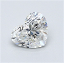 Diamante Natural 1.01 quilates, Corazón , Color E, claridad VS2 y certificado GIA