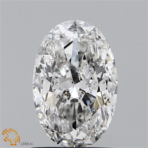 Picture of Natural Diamond 1.02 Carats, Oval with  Cut, F Color, I1 Clarity and Certified by GIA