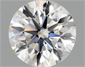 Lab Grown Diamond 1.04 Carats, Round with Ideal Cut, E Color, VS1 Clarity and Certified by IGI