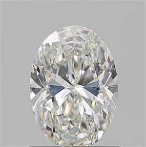 Foto Diamante Natural 0.90 quilates, Ovalado , Color J, claridad SI1 y certificado GIA de