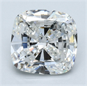Diamante Natural 3.02 quilates, Del cojín , Color G, claridad SI1 y certificado GIA