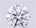 Lab Grown Diamond 0.93 Carats, Round with Ideal Cut, D Color, VVS2 Clarity and Certified by IGI