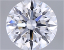Lab Grown Diamond 1.06 Carats, Round with Ideal Cut, D Color, VVS2 Clarity and Certified by IGI