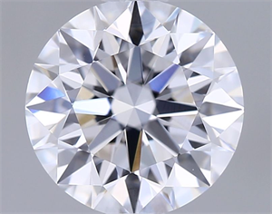 Picture of Lab Grown Diamond 1.06 Carats, Round with Ideal Cut, D Color, VVS2 Clarity and Certified by IGI