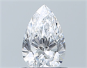 Natural Diamond 0.54 Carats, Pear with  Cut, D Color, IF Clarity and Certified by GIA
