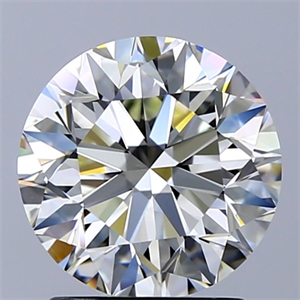 Picture of Natural Diamond 2.01 Carats, Round with Very Good Cut, J Color, VS1 Clarity and Certified by GIA