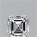 Natural Diamond 0.50 Carats, Asscher with  Cut, G Color, VVS1 Clarity and Certified by GIA