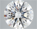 Lab Grown Diamond 5.30 Carats, Round with Ideal Cut, F Color, VS2 Clarity and Certified by IGI