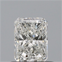 Natural Diamond 0.50 Carats, Radiant with  Cut, H Color, VVS1 Clarity and Certified by GIA