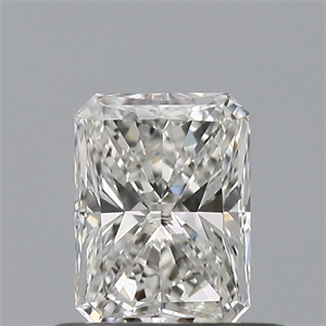 Picture of Natural Diamond 0.50 Carats, Radiant with  Cut, H Color, VVS1 Clarity and Certified by GIA