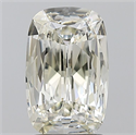 Natural Diamond 1.70 Carats, Cushion with  Cut, K Color, VS2 Clarity and Certified by GIA
