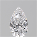 Diamante Natural 0.74 quilates, De pera , Color D, claridad VVS1 y certificado GIA