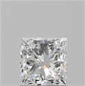 Natural Diamond 1.01 Carats, Princess with  Cut, G Color, VVS2 Clarity and Certified by GIA