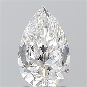 Foto Diamante Natural 1.20 quilates, De pera , Color E, claridad SI1 y certificado GIA de