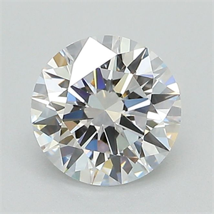 Picture of Lab Grown Diamond 1.05 Carats, Round with Ideal Cut, D Color, VVS1 Clarity and Certified by IGI
