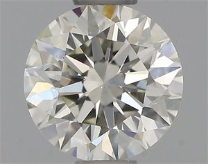 Picture of Natural Diamond 0.50 Carats, Round with Excellent Cut, J Color, VS1 Clarity and Certified by IGI