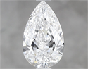 Natural Diamond 1.01 Carats, Pear with  Cut, D Color, VVS1 Clarity and Certified by GIA