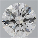 Lab Grown Diamond 5.59 Carats, Round with Ideal Cut, E Color, VVS2 Clarity and Certified by IGI