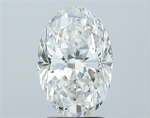 Picture of Natural Diamond 2.50 Carats, Oval with  Cut, H Color, SI1 Clarity and Certified by GIA