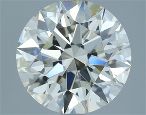 Foto Diamante Natural 3.01 quilates, Redondo , Color J, claridad SI2 y certificado IGI de