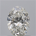 Diamante Natural 0.71 quilates, Ovalado , Color G, claridad IF y certificado GIA