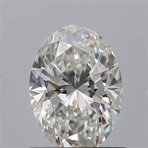 Foto Diamante Natural 0.71 quilates, Ovalado , Color G, claridad IF y certificado GIA de