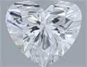 Natural Diamond 0.38 Carats, Heart with  Cut, F Color, VVS1 Clarity and Certified by GIA