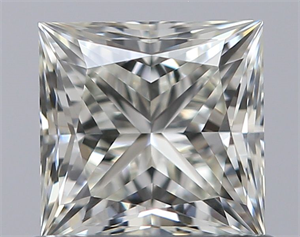 Foto Diamante Natural 0.73 quilates, Princesa , Color K, claridad VVS1 y certificado GIA de