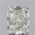 Natural Diamond 1.75 Carats, Radiant with  Cut, J Color, VS2 Clarity and Certified by GIA