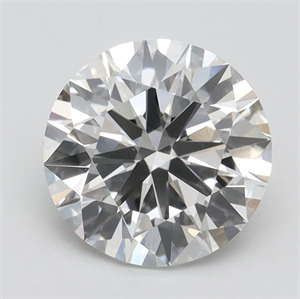 Picture of Lab Grown Diamond 2.41 Carats, Round with Excellent Cut, F Color, VS1 Clarity and Certified by IGI