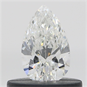 Diamante Natural 0.33 quilates, De pera , Color G, claridad VS2 y certificado GIA