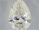 Natural Diamond 0.40 Carats, Pear with  Cut, H Color, VS1 Clarity and Certified by IGI