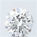 Del inventario de diamantes de laboratorio, 2.52 quilates, Redondo , Color E, claridad VVS2 y certificado IGI