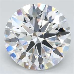 Picture of Lab Grown Diamond 4.20 Carats, Round with Excellent Cut, D Color, VVS2 Clarity and Certified by GIA