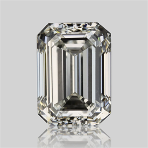 Picture of Natural Diamond 0.55 Carats, Emerald with  Cut, I Color, VS1 Clarity and Certified by GIA