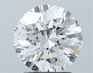 Foto Diamante Natural 2.00 quilates, Redondo , Color F, claridad SI2 y certificado GIA de