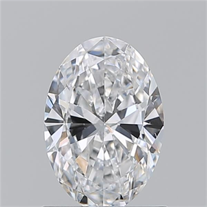 Picture of Natural Diamond 1.01 Carats, Oval with  Cut, D Color, VS2 Clarity and Certified by GIA
