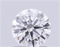 Del inventario de diamantes de laboratorio, 0.90 quilates, Redondo , Color D, claridad VS2 y certificado IGI