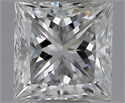 Natural Diamond 0.50 Carats, Princess with  Cut, F Color, VS2 Clarity and Certified by GIA