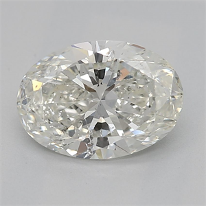 Foto Diamante Natural 1.00 quilates, Ovalado , Color J, claridad SI2 y certificado GIA de