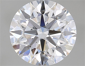 Picture of Lab Grown Diamond 1.07 Carats, Round with Ideal Cut, D Color, VVS2 Clarity and Certified by IGI