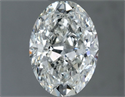 Diamante Natural 1.21 quilates, Ovalado , Color H, claridad SI1 y certificado GIA