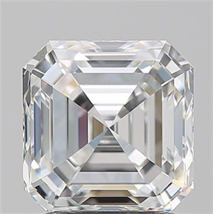 Picture of Natural Diamond 2.01 Carats, Asscher with  Cut, G Color, VVS1 Clarity and Certified by GIA