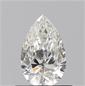 Natural Diamond 0.50 Carats, Pear with  Cut, I Color, VS2 Clarity and Certified by GIA