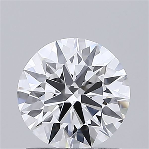 Picture of Lab Grown Diamond 1.01 Carats, Round with Ideal Cut, D Color, VVS1 Clarity and Certified by IGI