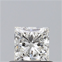 Diamante Natural 0.50 quilates, Princesa , Color I, claridad VS1 y certificado GIA